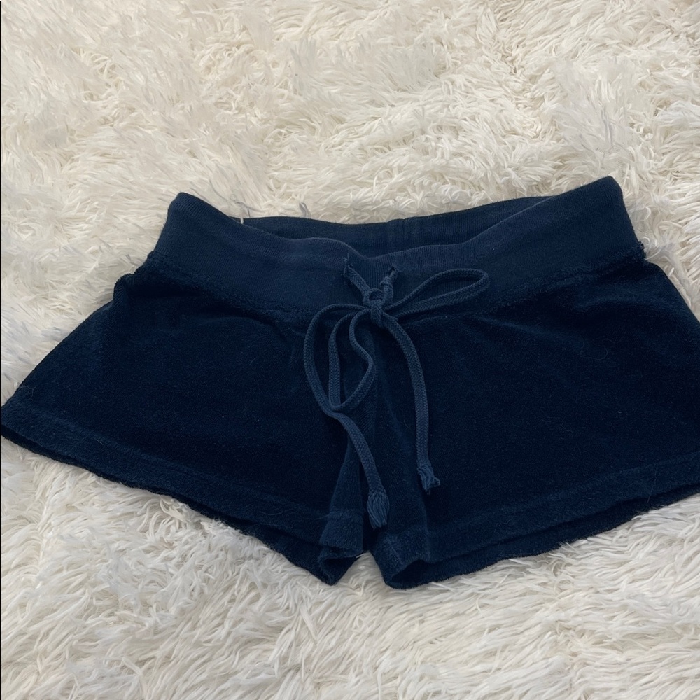 Hard tail navy terry cloth shorts. Size M. No stains or holes.